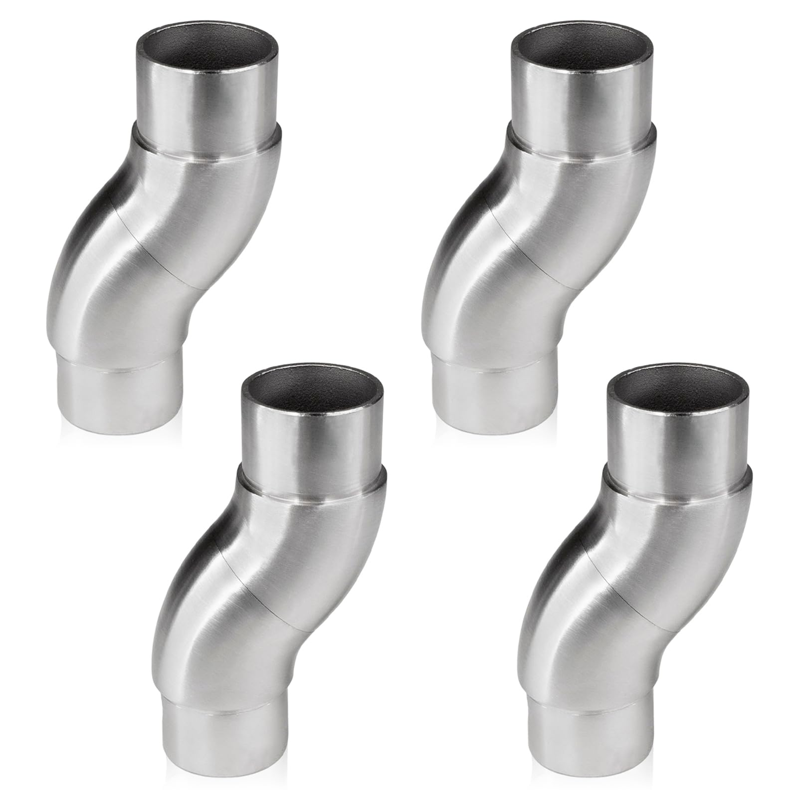 PRIOstahl Geländerbau Rohrbogen Ø 42,4 mm Edelstahl V2A 1 Stück