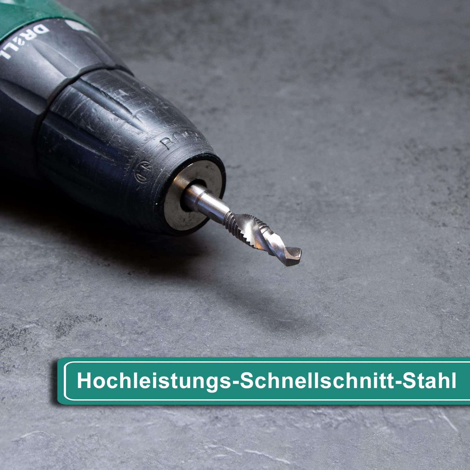 PRIOstahl Bohrgewindeschneider M5x0,8mm HSS Kombi Bohrer