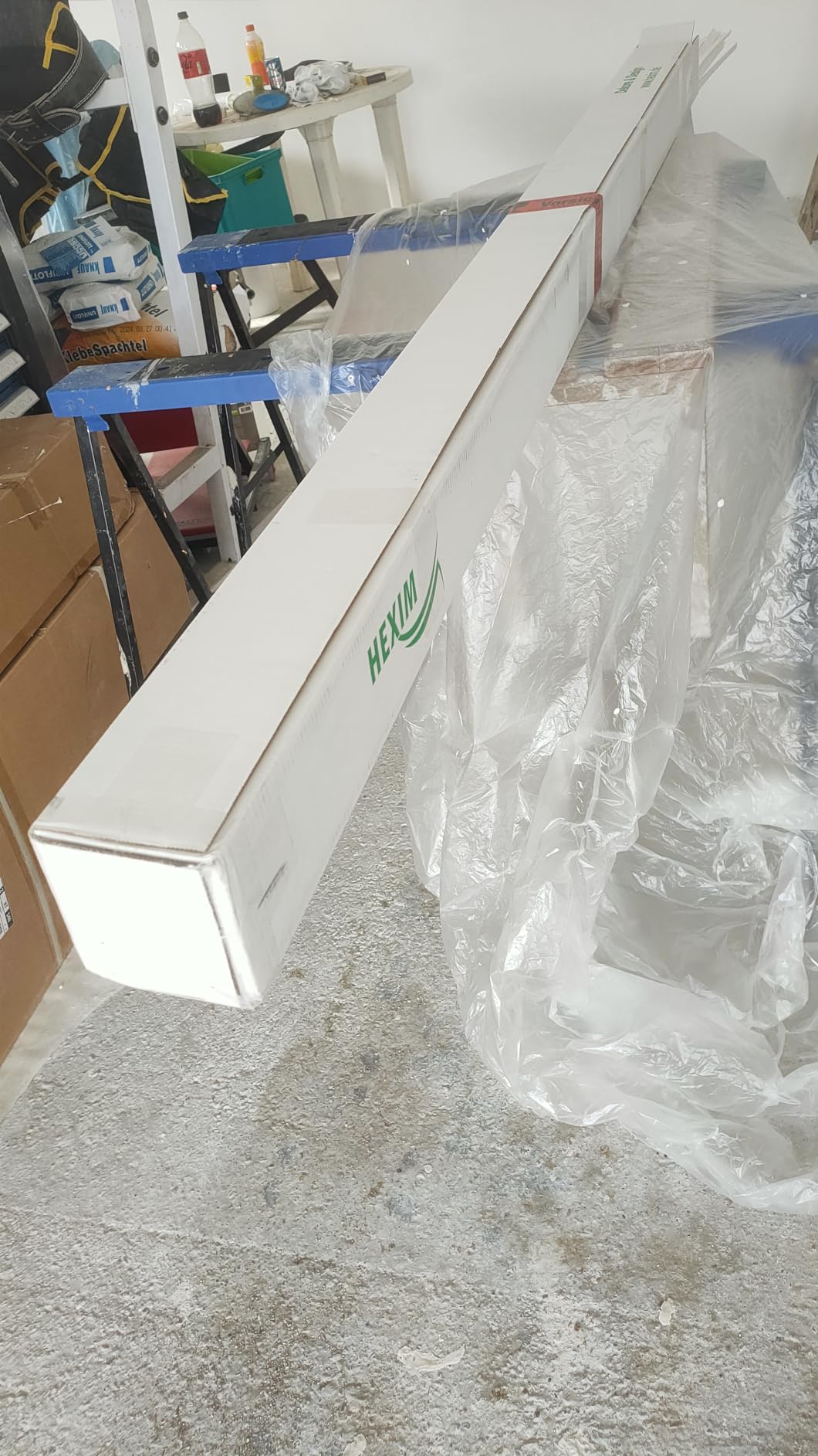 Heximo Deckenleisten ZG26 XPS Stuckleisten weiß 20 Meter
