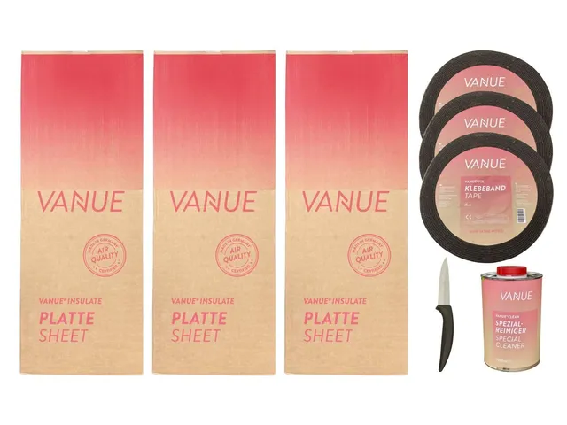 Vanue SET S 15 m² Insulate 19 mm Dämmset Camper Komplett