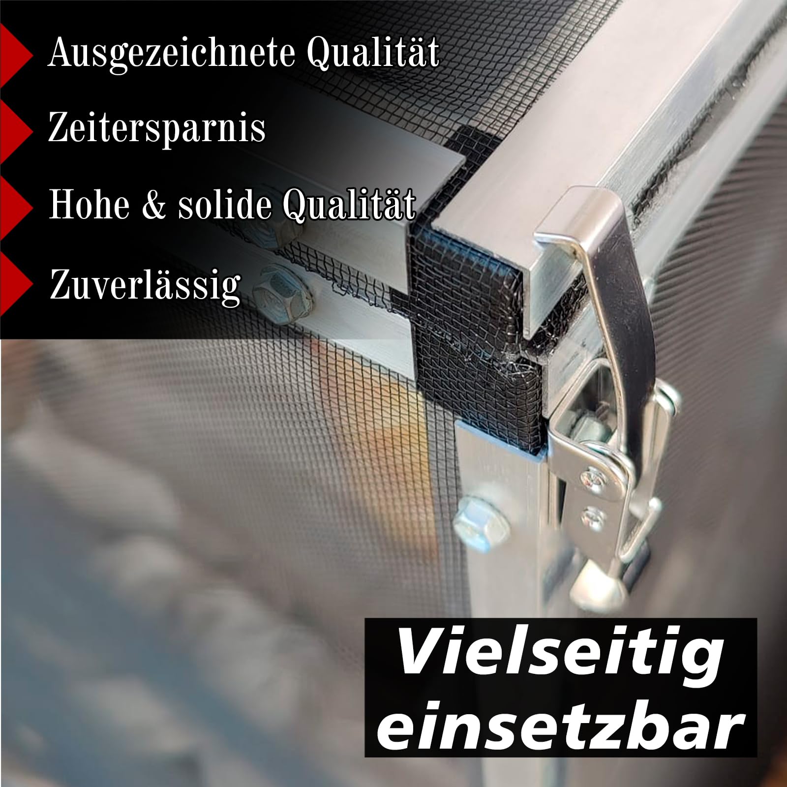 PRIOstahl Spannverschluss V2A 90 mm 4 Stück Edelstahl