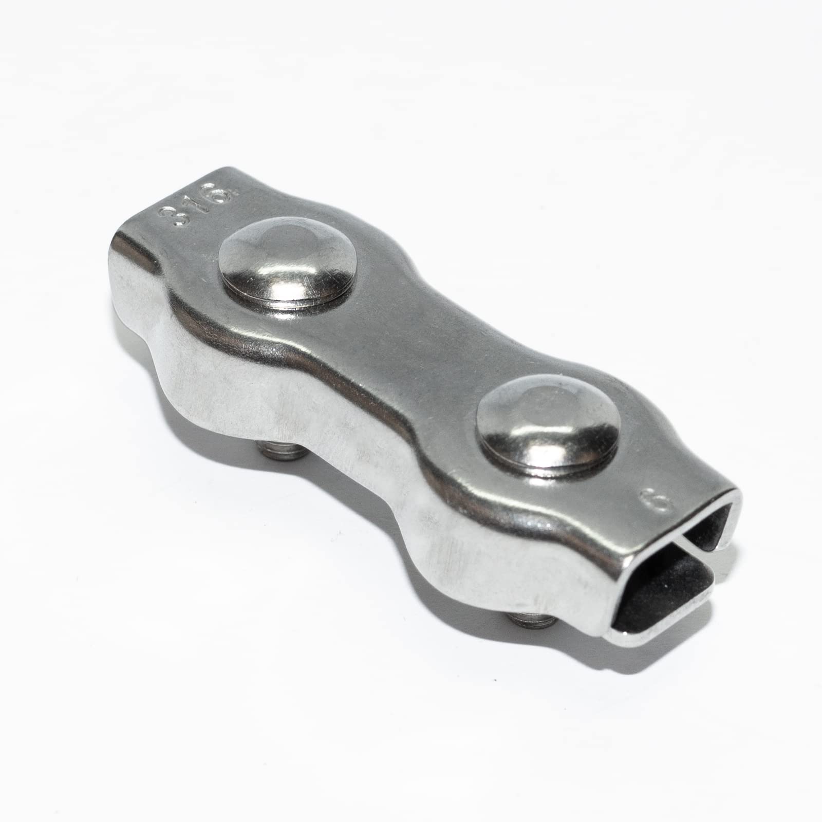 PRIOstahl Duplexklemmen 3 mm 10 Stück Edelstahl V4A