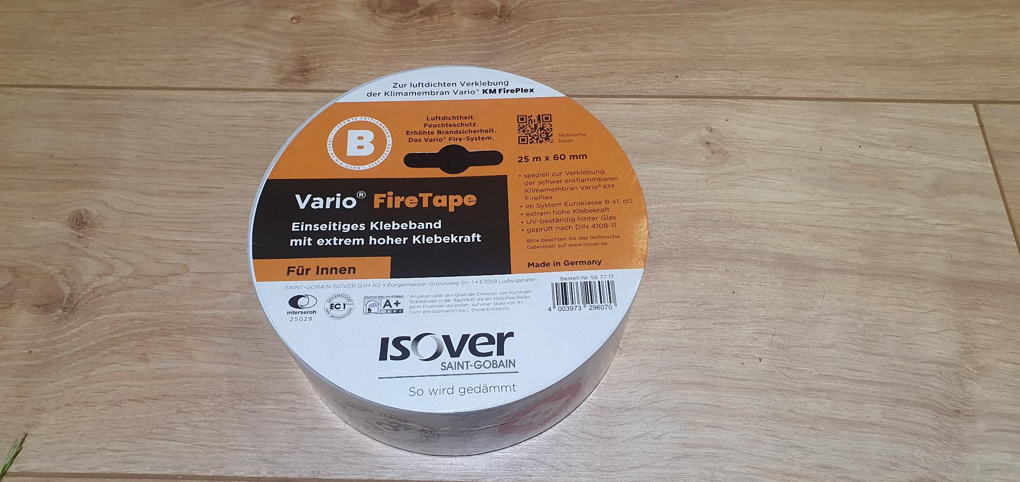 Isover Vario FireTape Klebeband 25 m x 60 mm