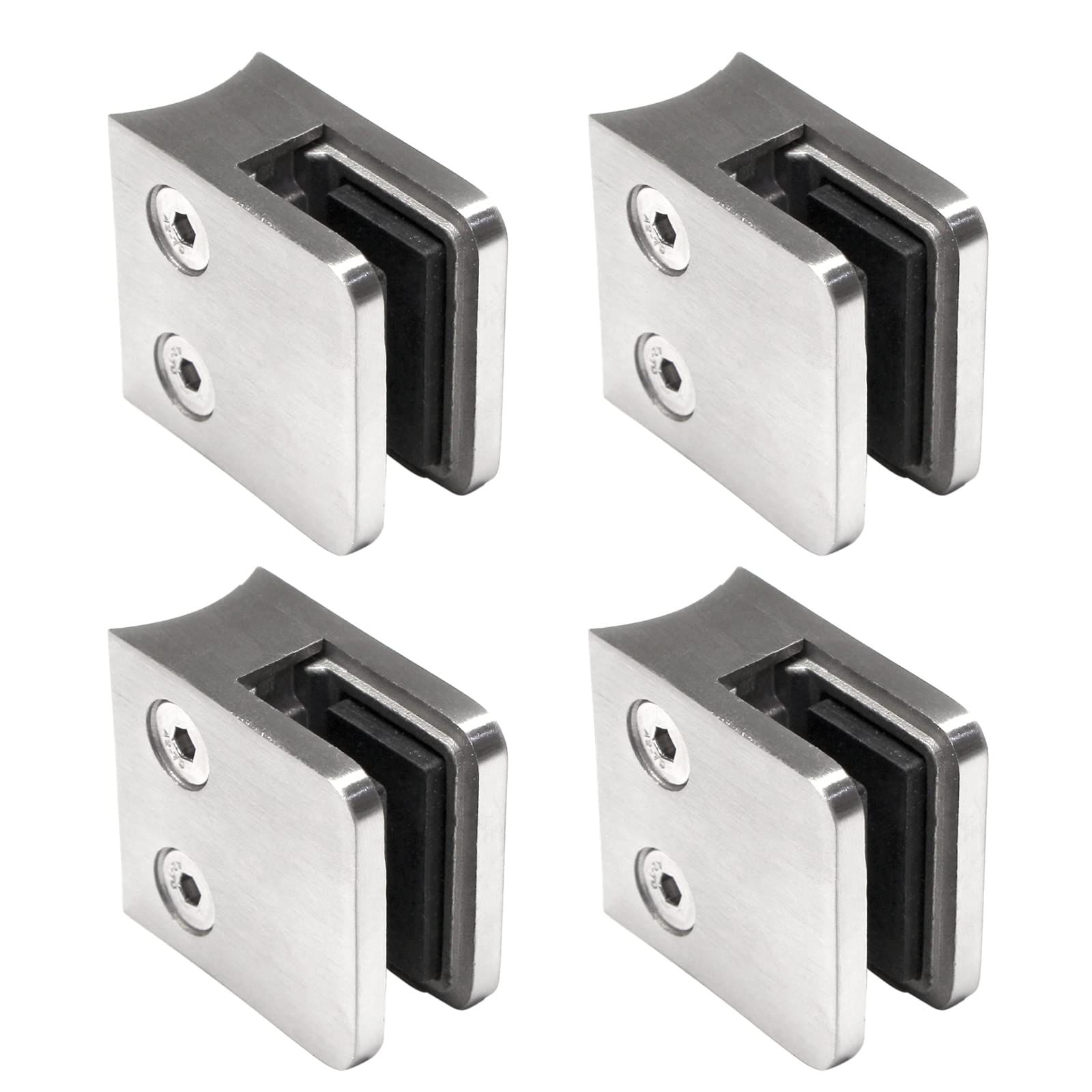 PRIOstahl Glashalter 42,4mm 4 Stück für 6mm Glas