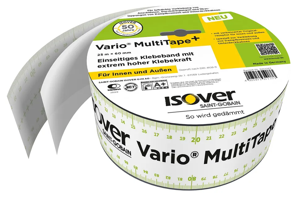 Isover Vario MultiTape+ Klebeband 25m x 60mm weiß