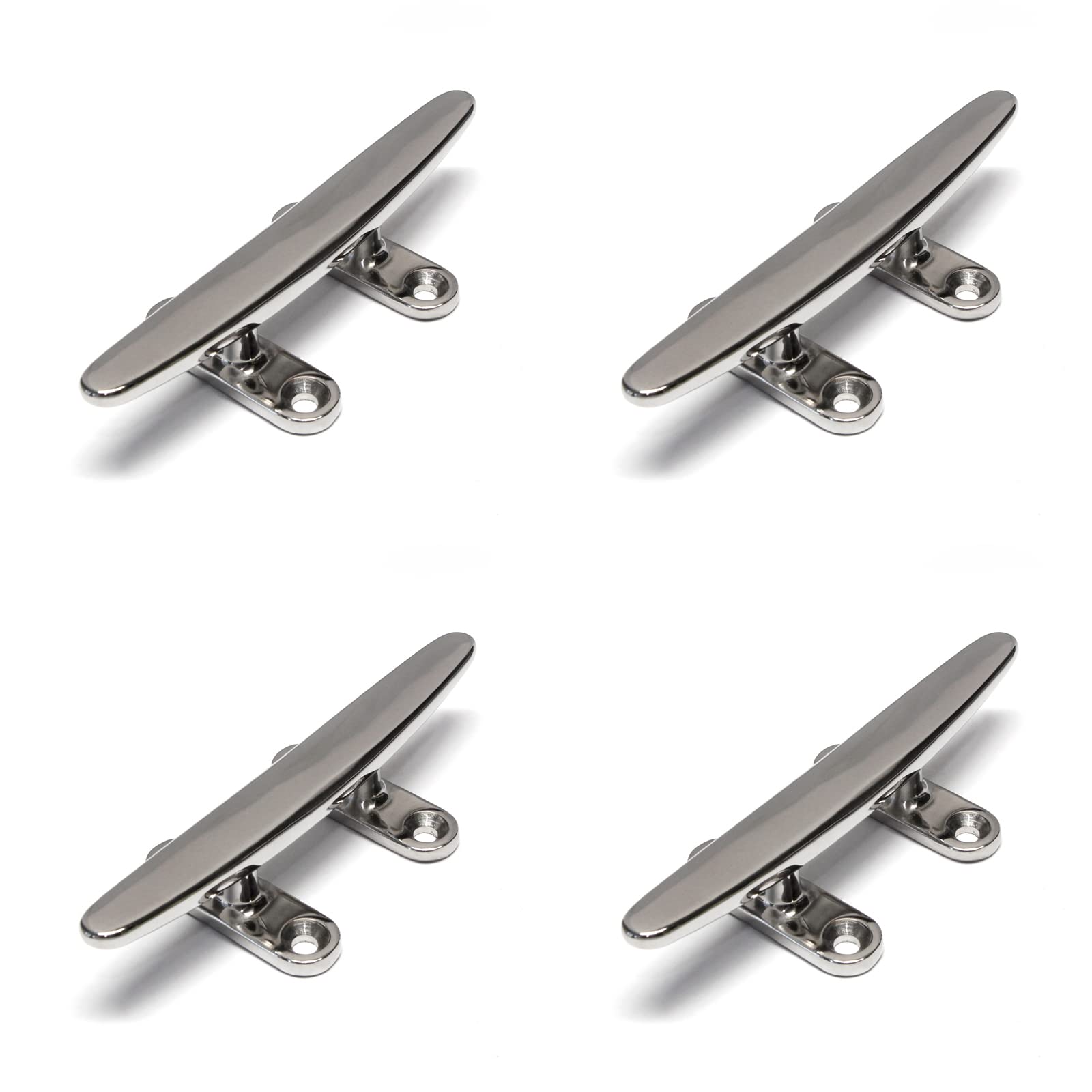 PRIOstahl Belegklampe 100 mm Edelstahl V4A 2 Stück