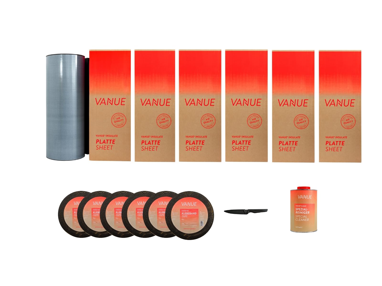 Vanue SET XL 30 m² Dämmset 19 mm selbstklebend
