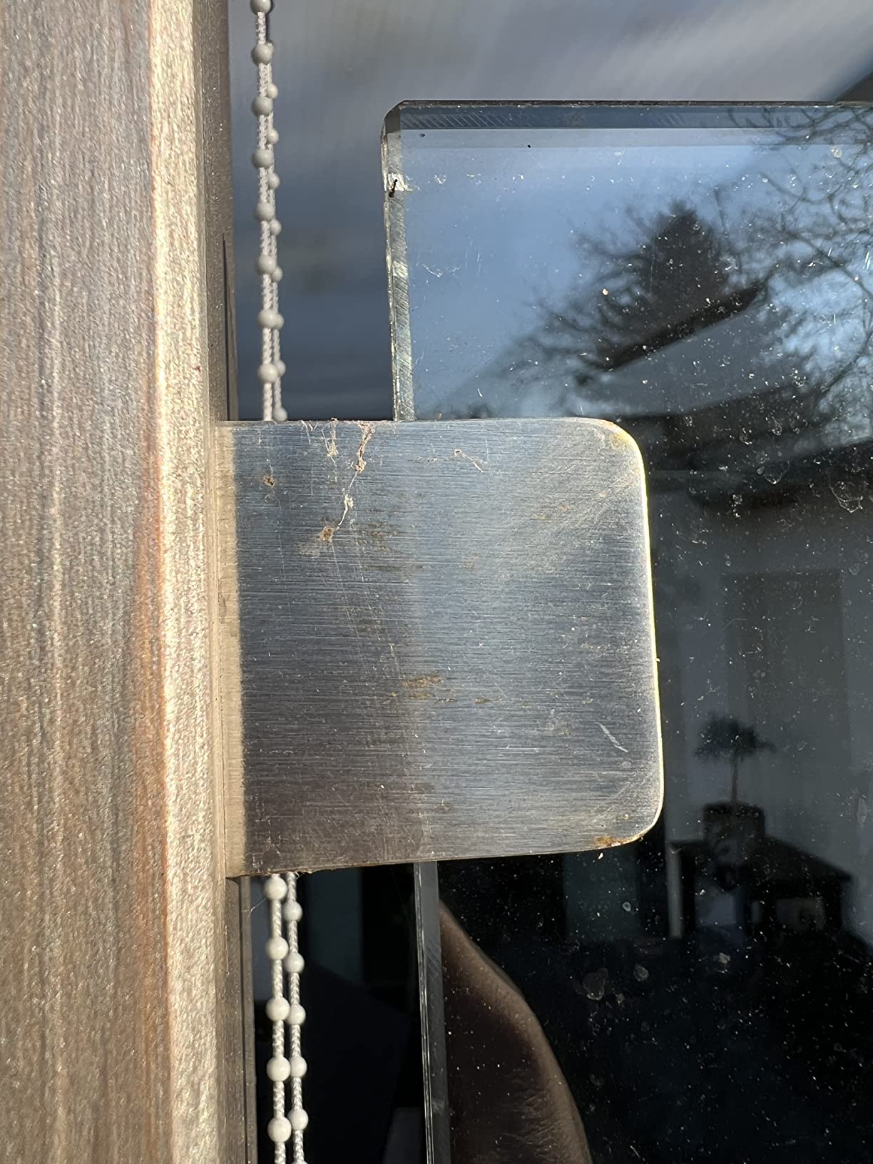 PRIOstahl Glashalter Flach 8mm Edelstahl V2A 45mm 4 Stück