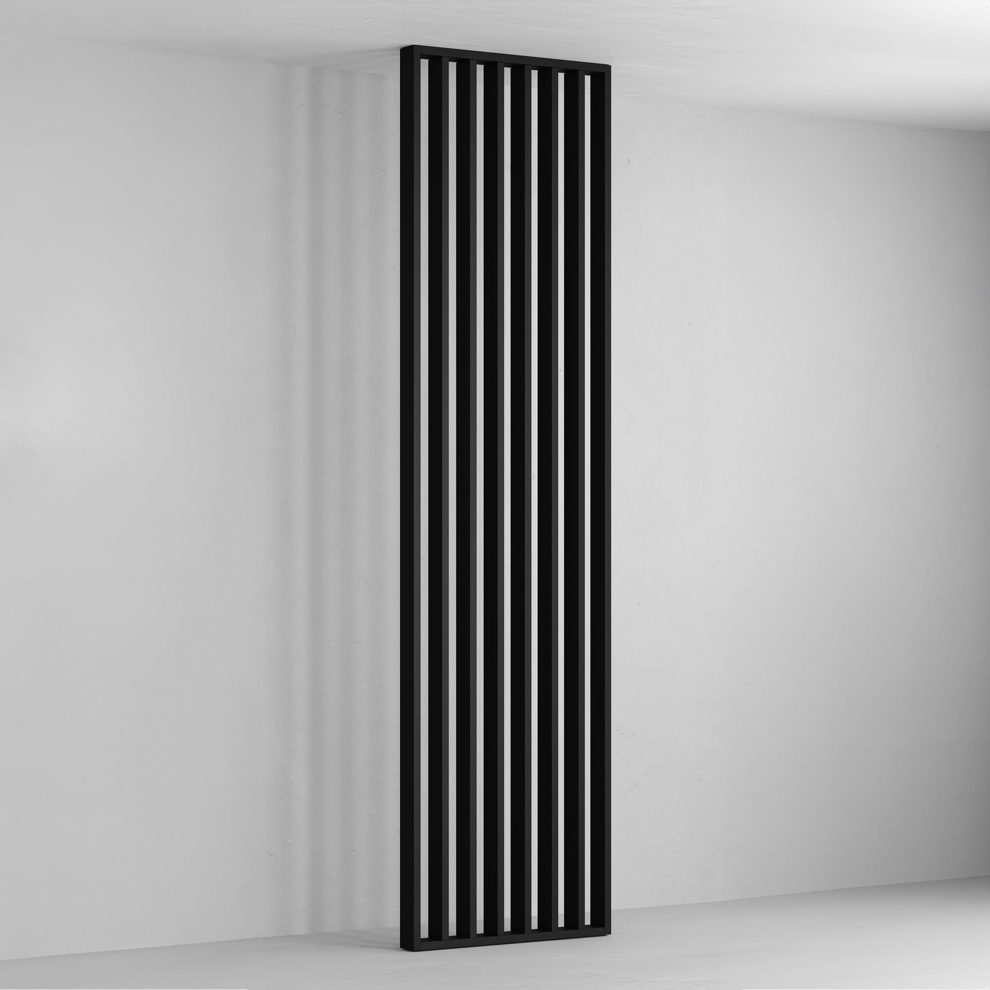 Hexim Raumteiler Lamellenwand 275x58 MDF Schwarz
