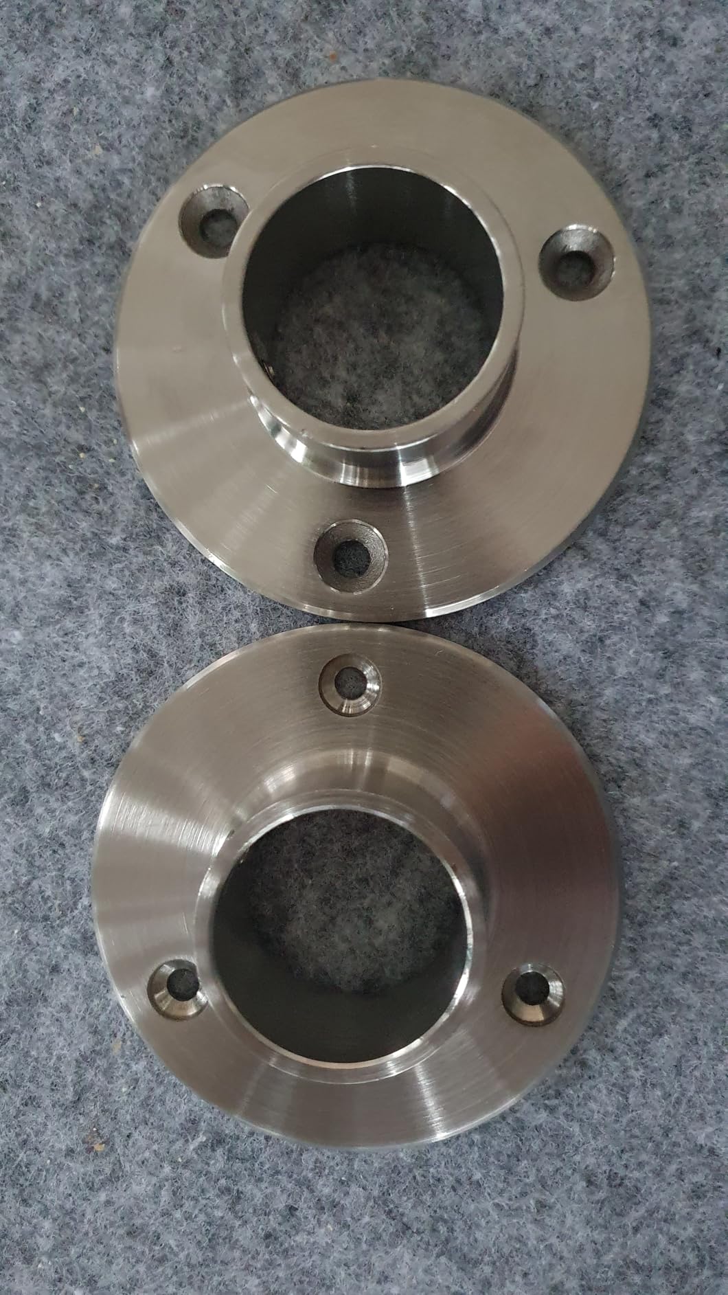 PRIOstahl Wandflansch 42,4mm Edelstahl V2A Rohrflansch