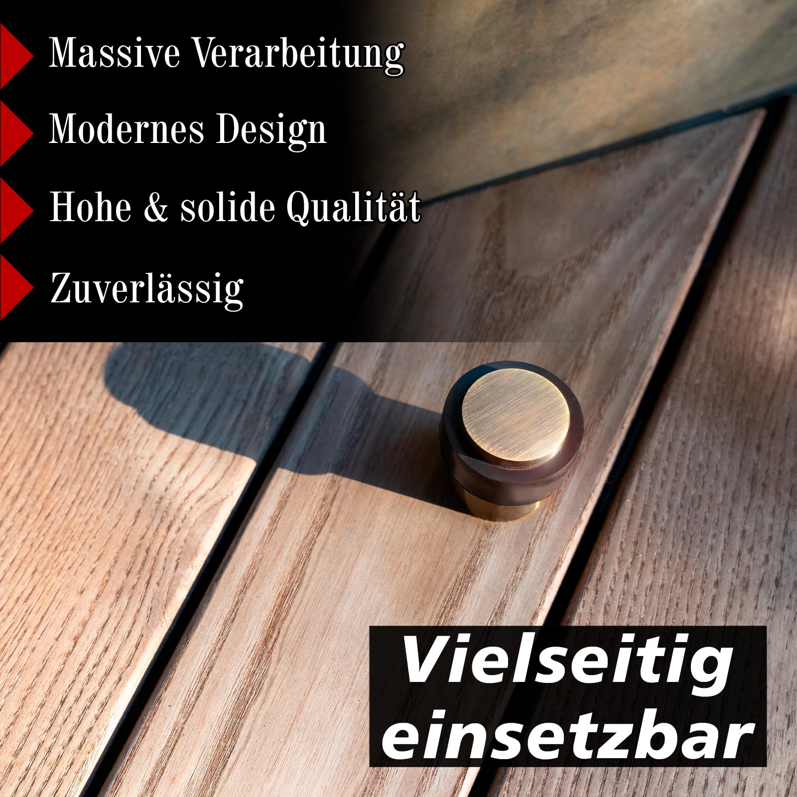 PRIOstahl Türstopper Modell 6 Boden 47 mm Edelstahl V2A