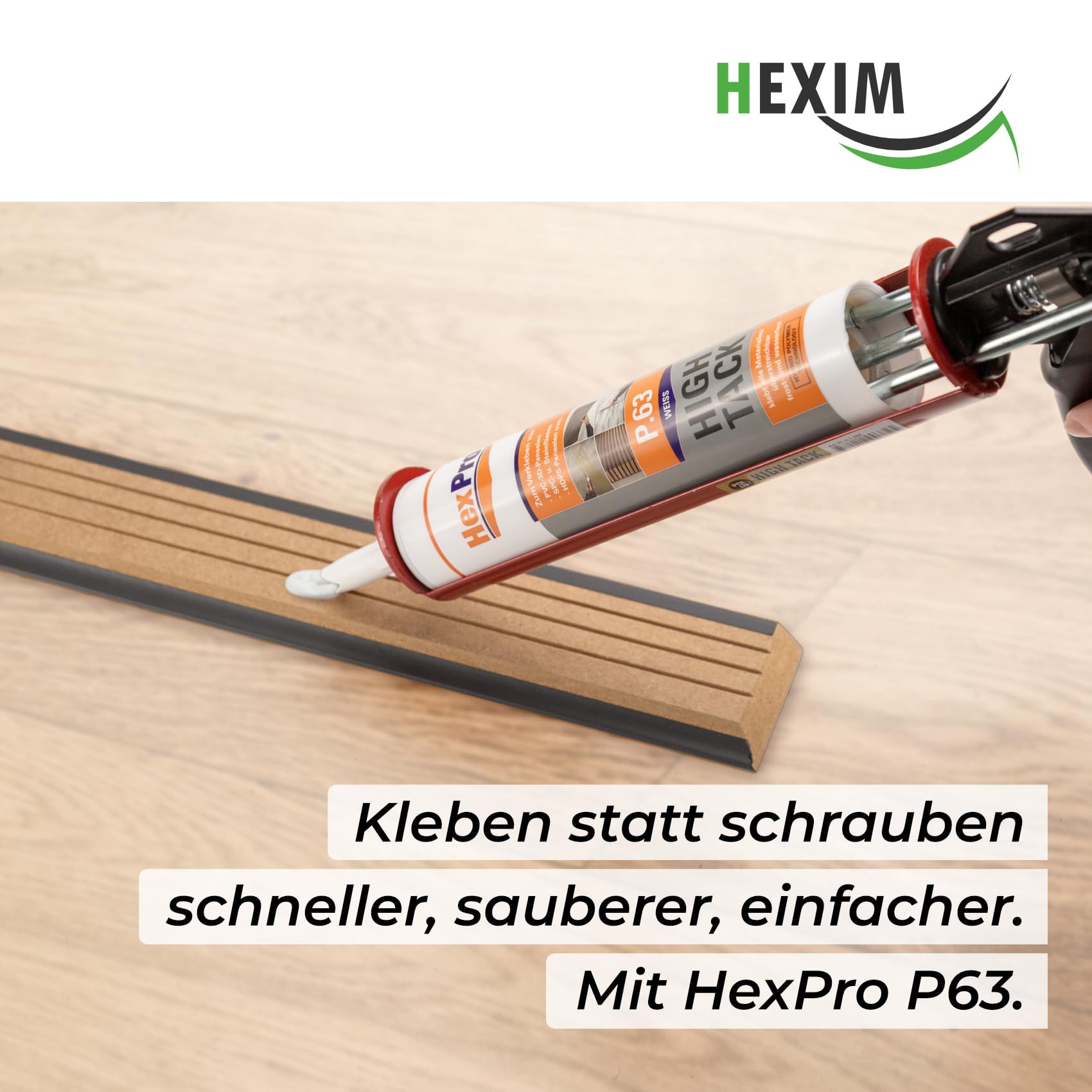 Hexim Sockelleisten schwarz 2000x35x12 5 Stück MDF