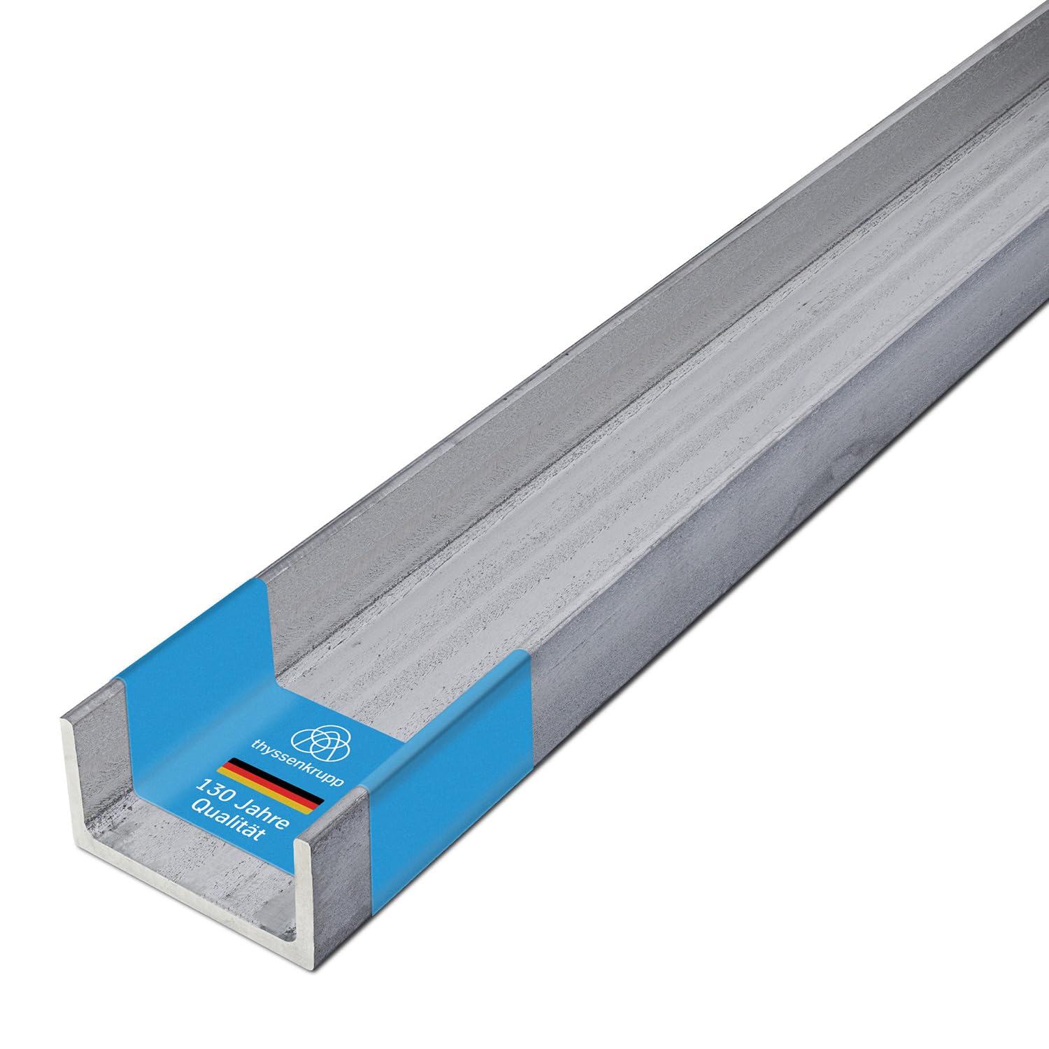ThyssenKrupp U-Profil 15x30x15 2000mm Edelstahl V2A