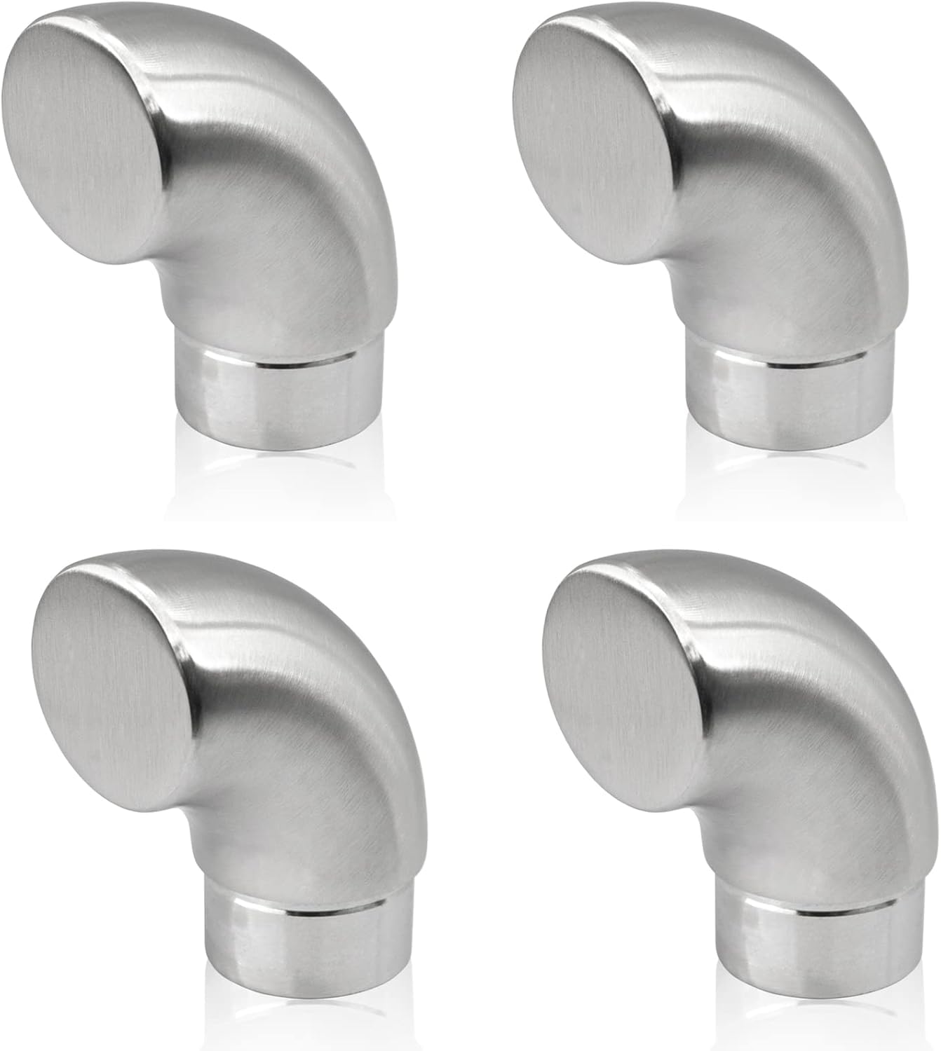 PRIOstahl Endbogen 42,4mm 90° 1 Stück Edelstahl V2A