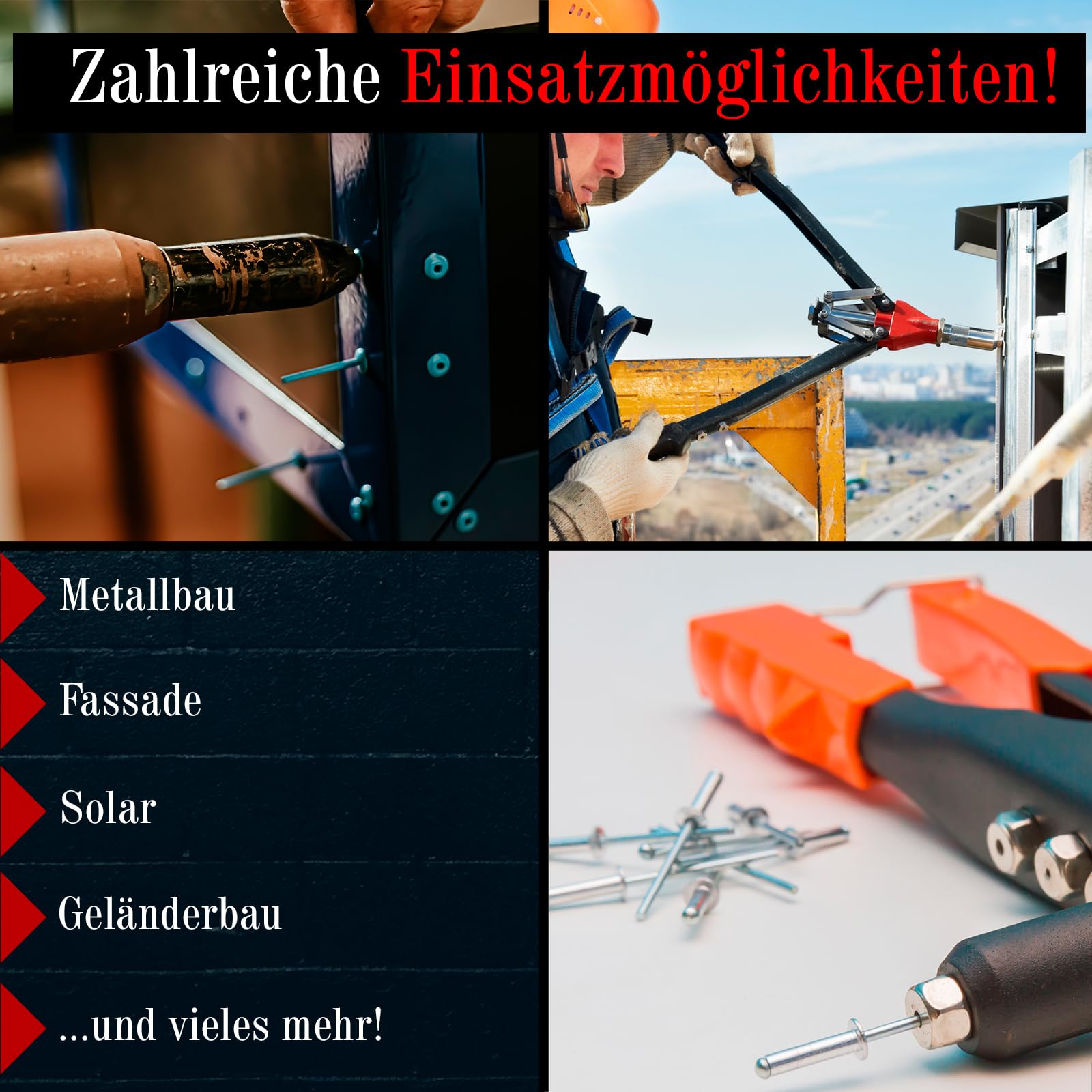 PRIOstahl Blindnieten Edelstahl V2A 3x16mm 20 Stück