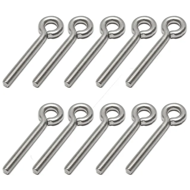 PRIOstahl Befestigungsmaterial Ösenschraube M6x50 10 Stück V2A