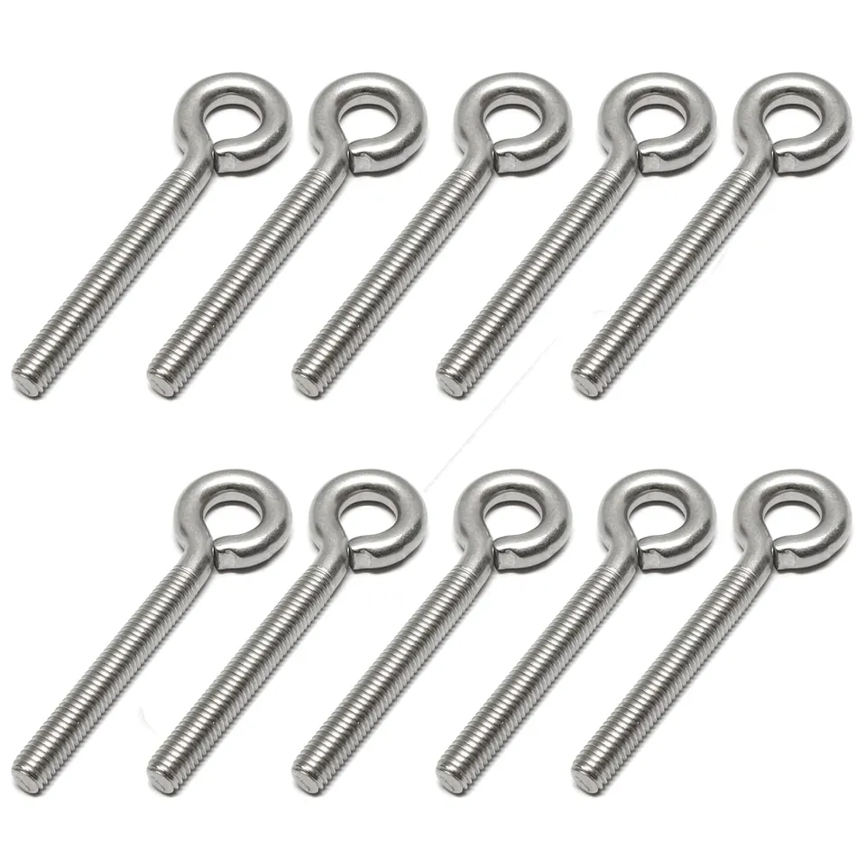 PRIOstahl Befestigungsmaterial Ösenschraube M6x50 10 Stück V2A