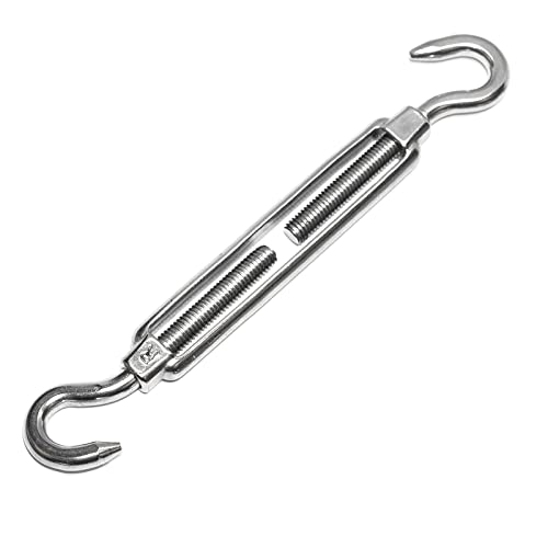 PRIOstahl Spannschloss M10 Haken-Haken Edelstahl V4A