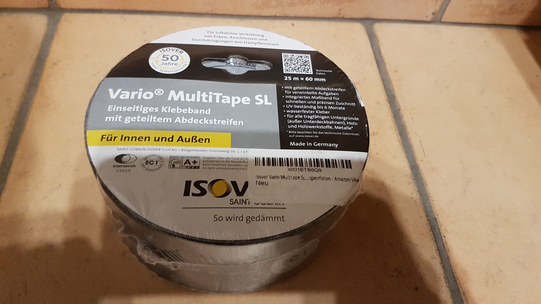 Isover Vario Multitape SL Klebeband 25 m x 60 mm