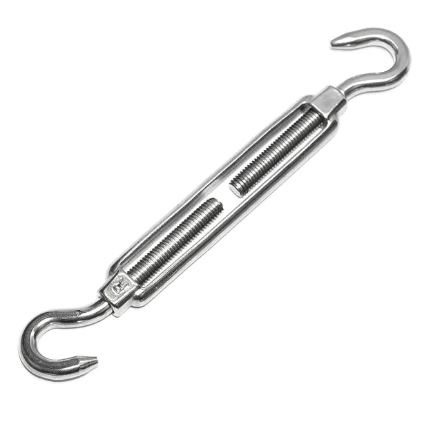 PRIOstahl Spannschloss M10 Haken-Haken Edelstahl V4A