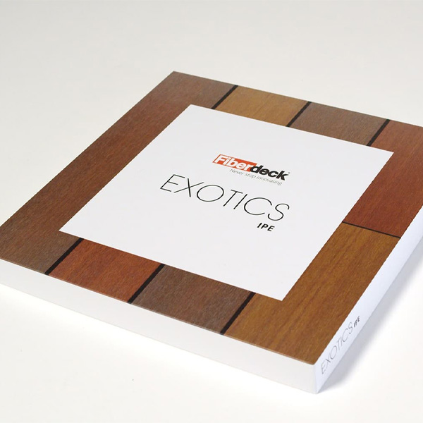 Fiberdeck EXOTICS Geschenkset Musterbox Terrassendiele WPC