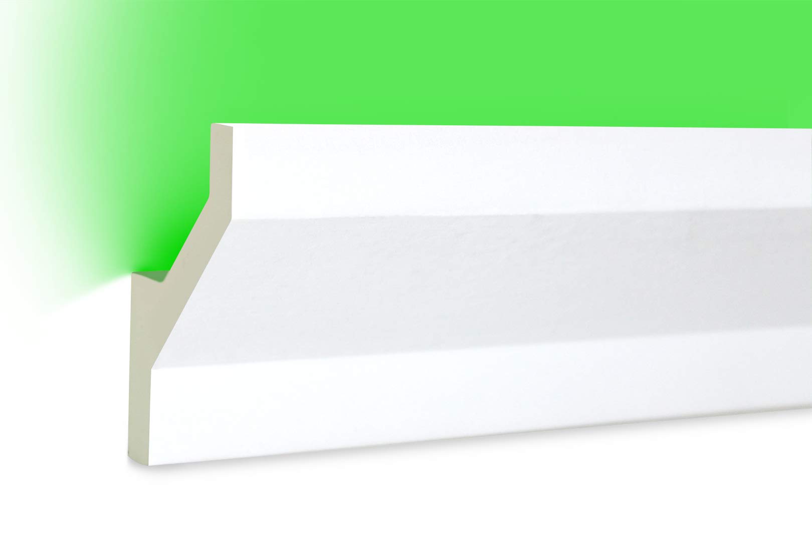Hexim LED-10 Stuckleisten 75x45mm LED Profil PU 2m