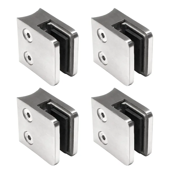PRIOstahl Glashalter 42,4mm 4 Stück für 6mm Glas