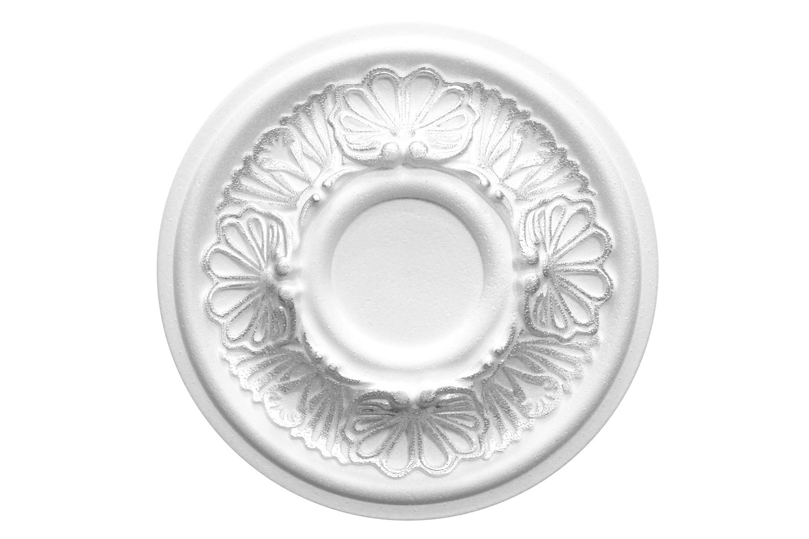 Hexim R-17 Deckenrosette Ø 28 cm Weiß EPS