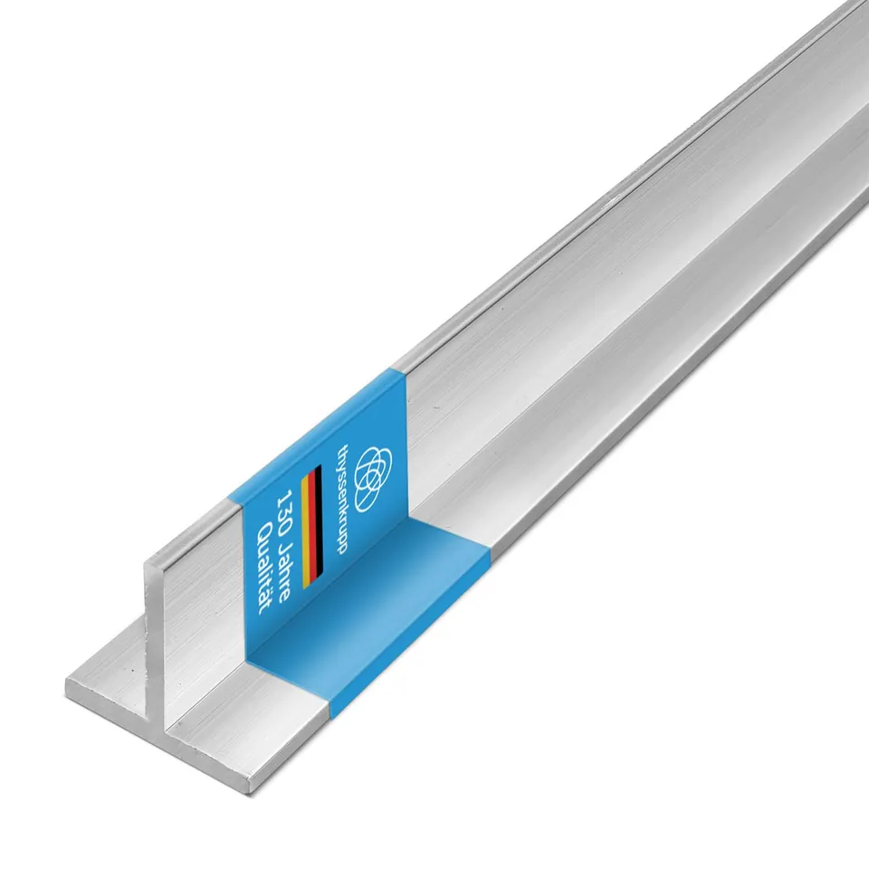 ThyssenKrupp Aluminum T-Profil 20x20x2 mm 2000 mm Alu