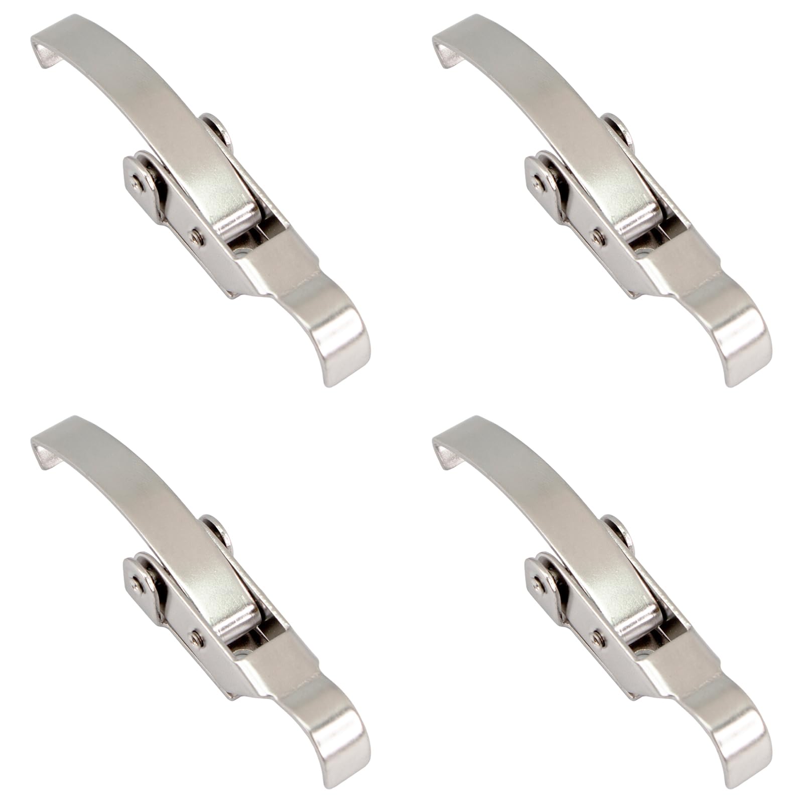 PRIOstahl Spannverschluss V2A 90 mm 4 Stück Edelstahl