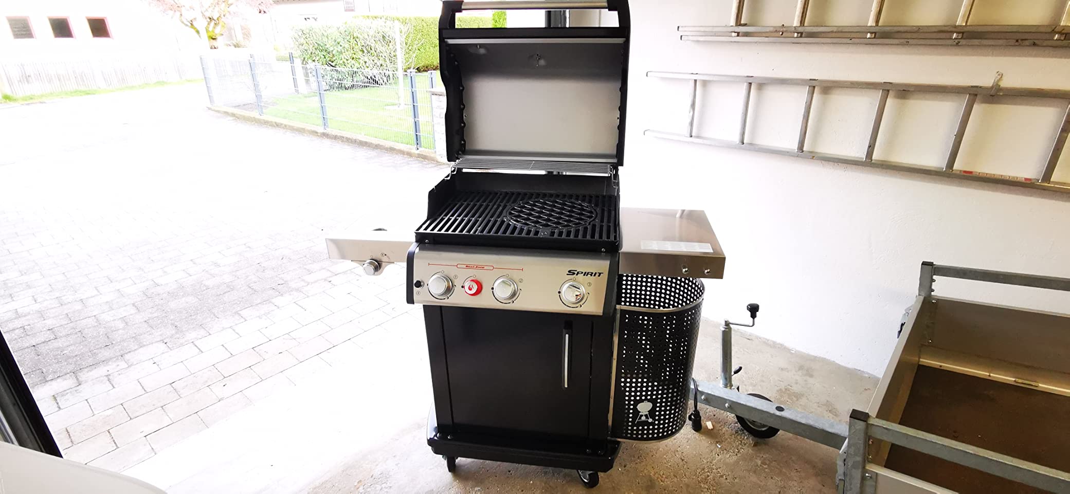 PRIOstahl Transportrollen 200mm Schwerlastrollen Set 4x mit Bremse