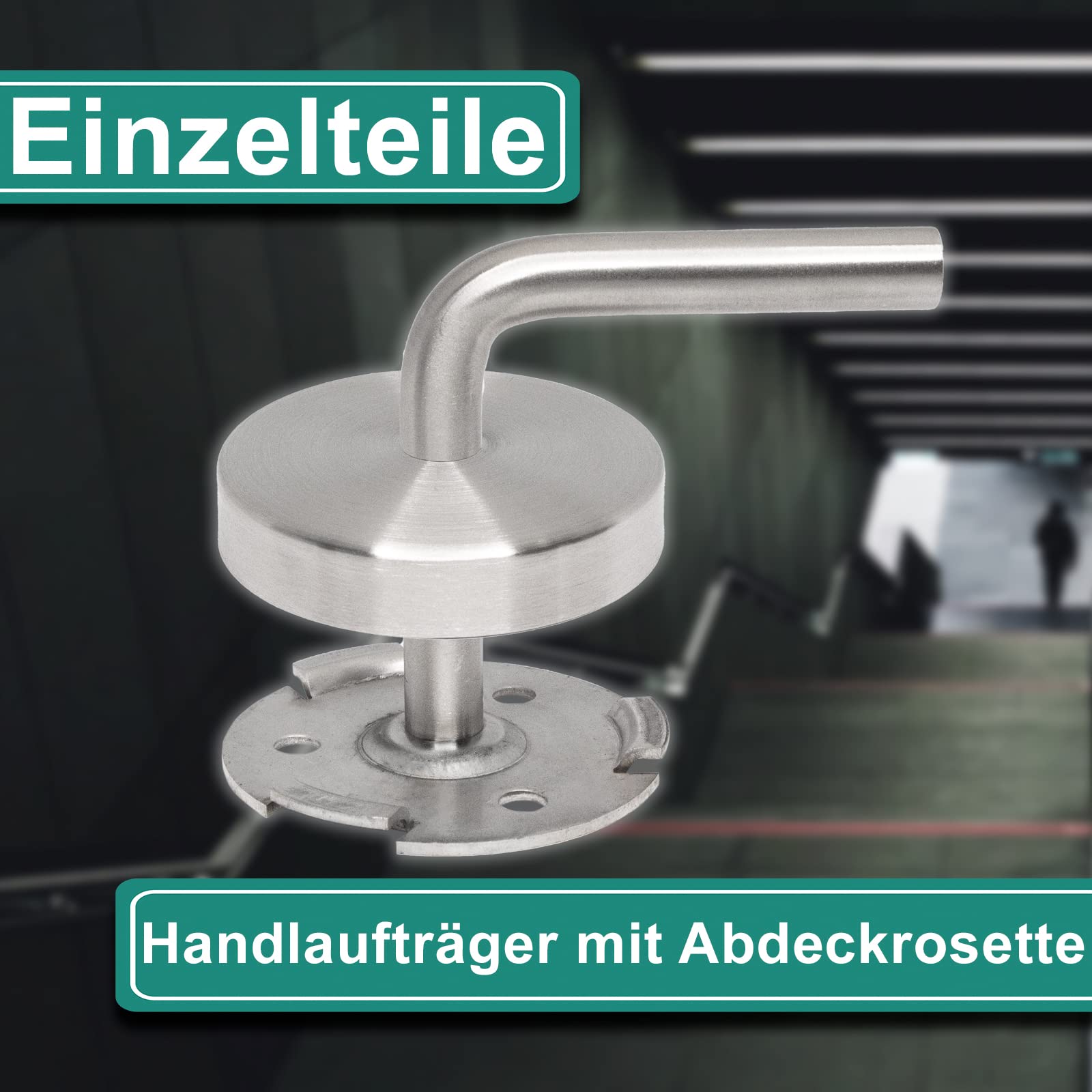 PRIOstahl Handlaufhalter Ø42,4 mm V2A 4 Stück