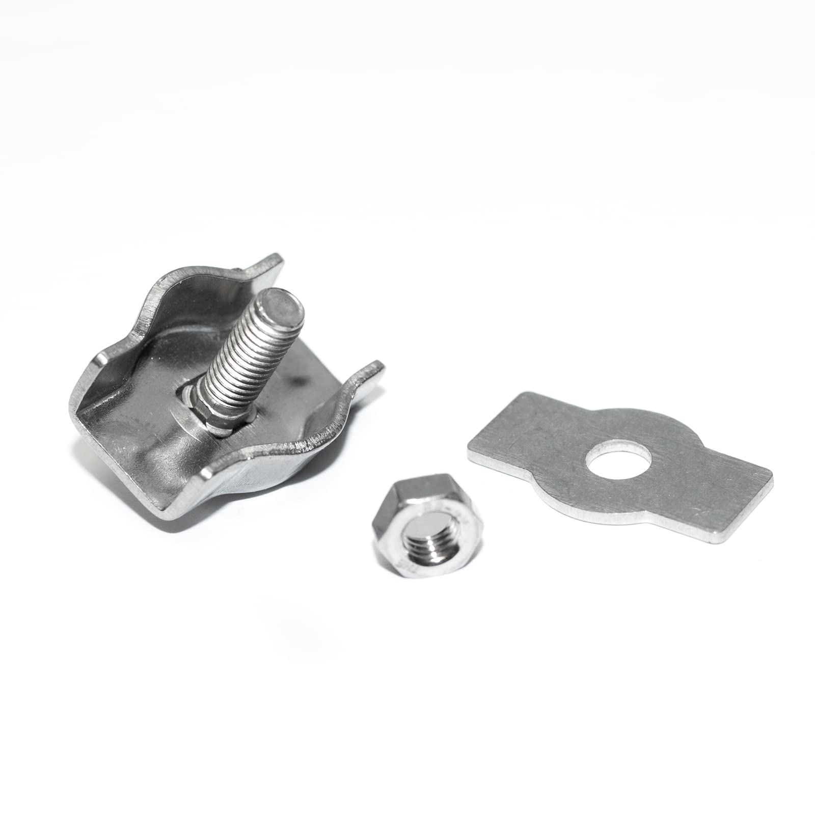 PRIOstahl Geländerbau Simplexklemmen 6mm V4A 10 Stück