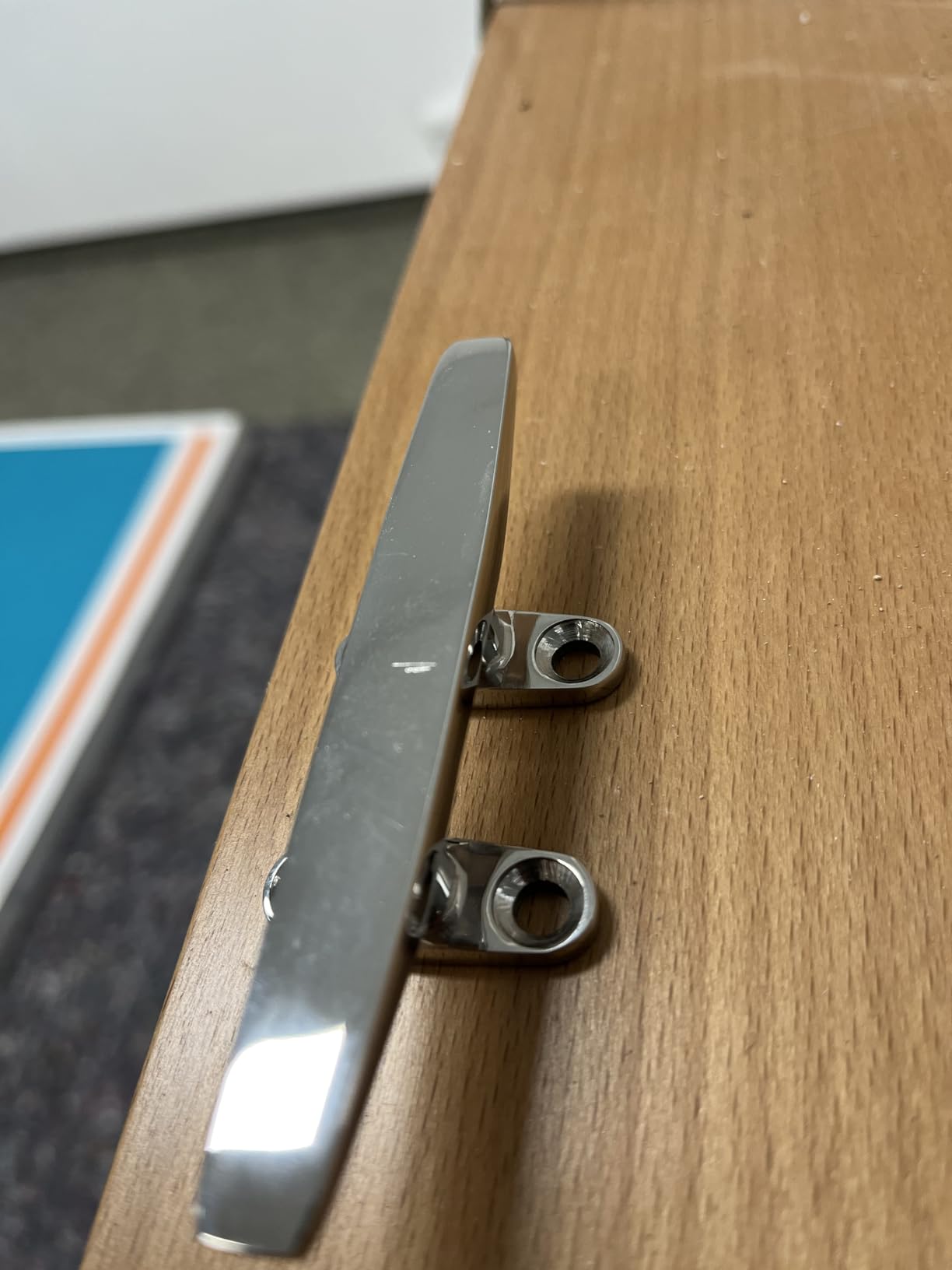 PRIOstahl Belegklampe 100 mm Edelstahl V4A 2 Stück