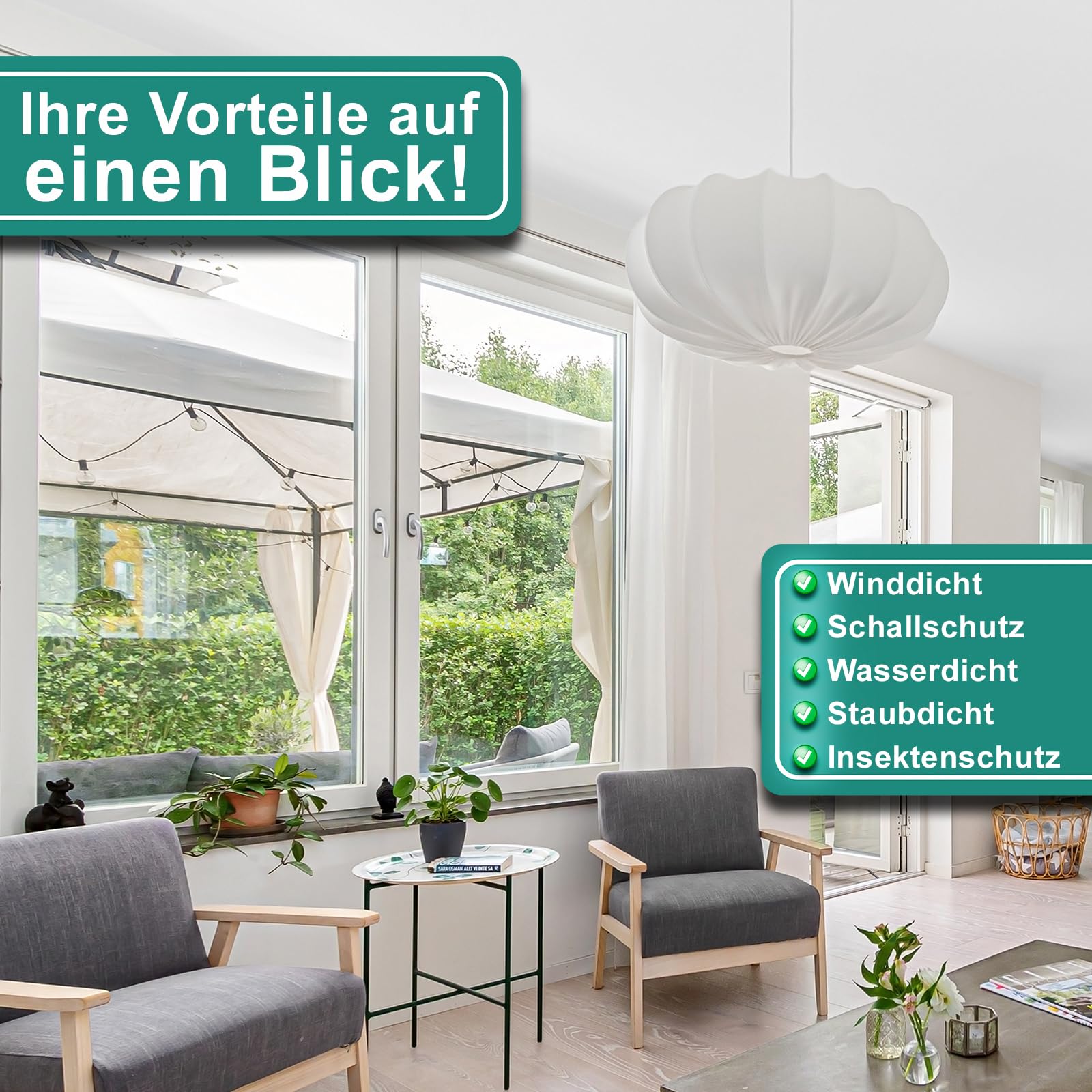 PRIOstahl Fensterdichtung selbstklebend weiss 50m P-Profil