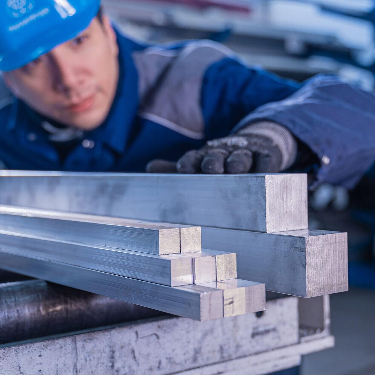 ThyssenKrupp Aluminum Vierkantprofil 8x8mm 1000mm Alu