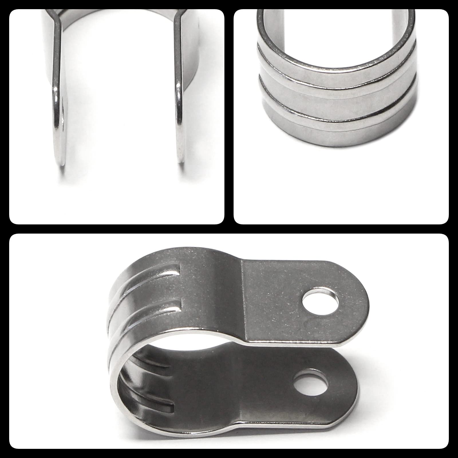 PRIOstahl U-Schelle 25mm Rohrschelle Edelstahl 2 Stück V4A