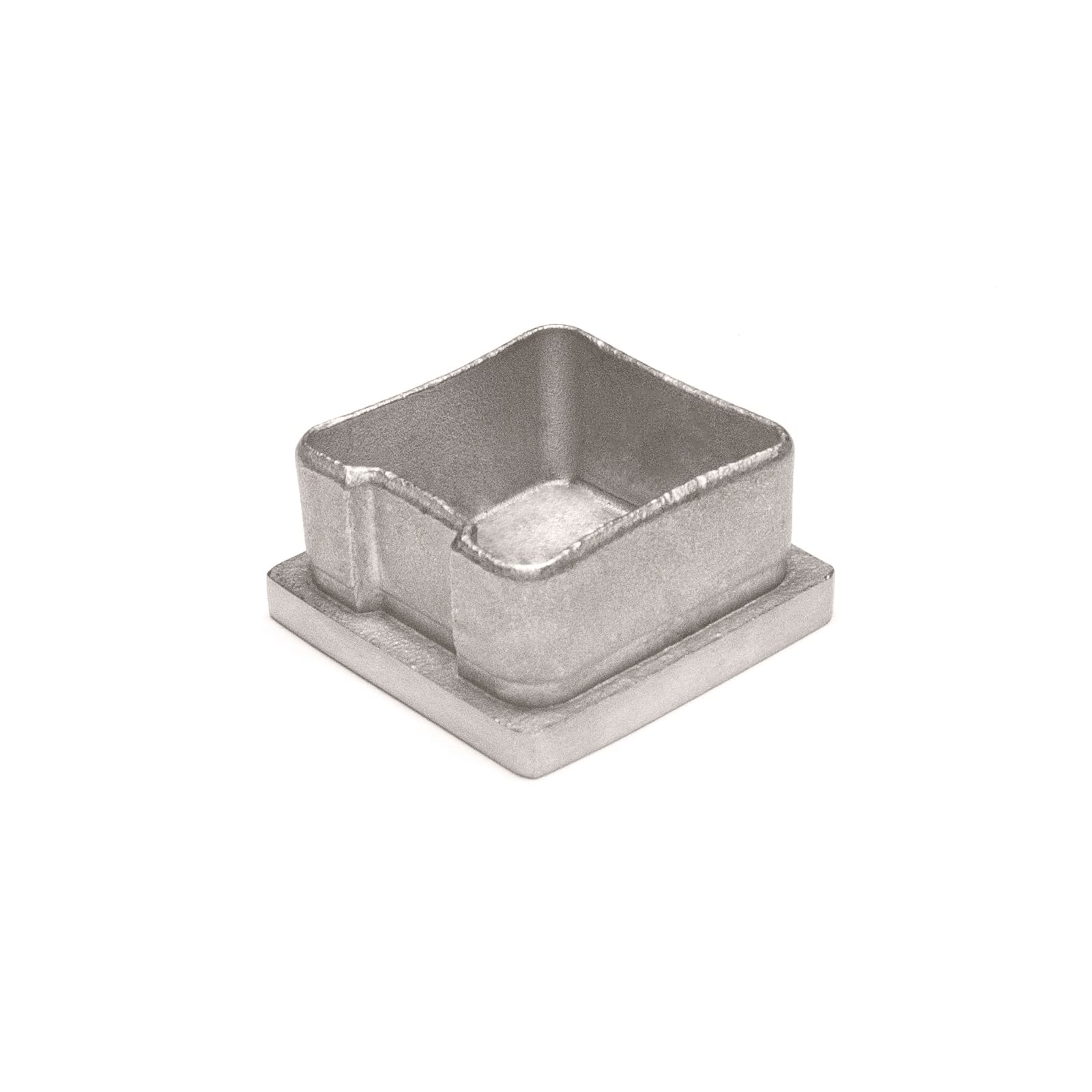 PRIOstahl Rohrstopfen Vierkant 40x40x2mm V2A flach