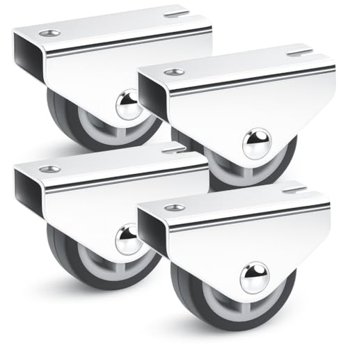 PRIOstahl Kastenrollen 25mm TPE 4 Stück 25kg