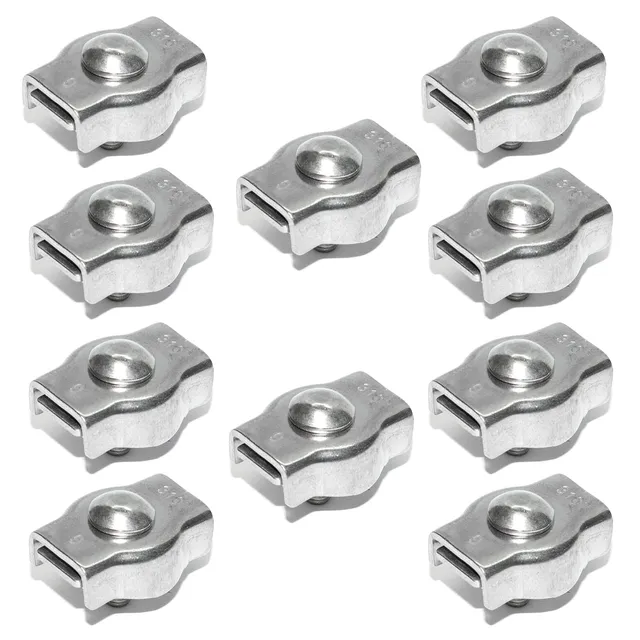 PRIOstahl Geländerbau Simplexklemmen 6mm V4A 10 Stück