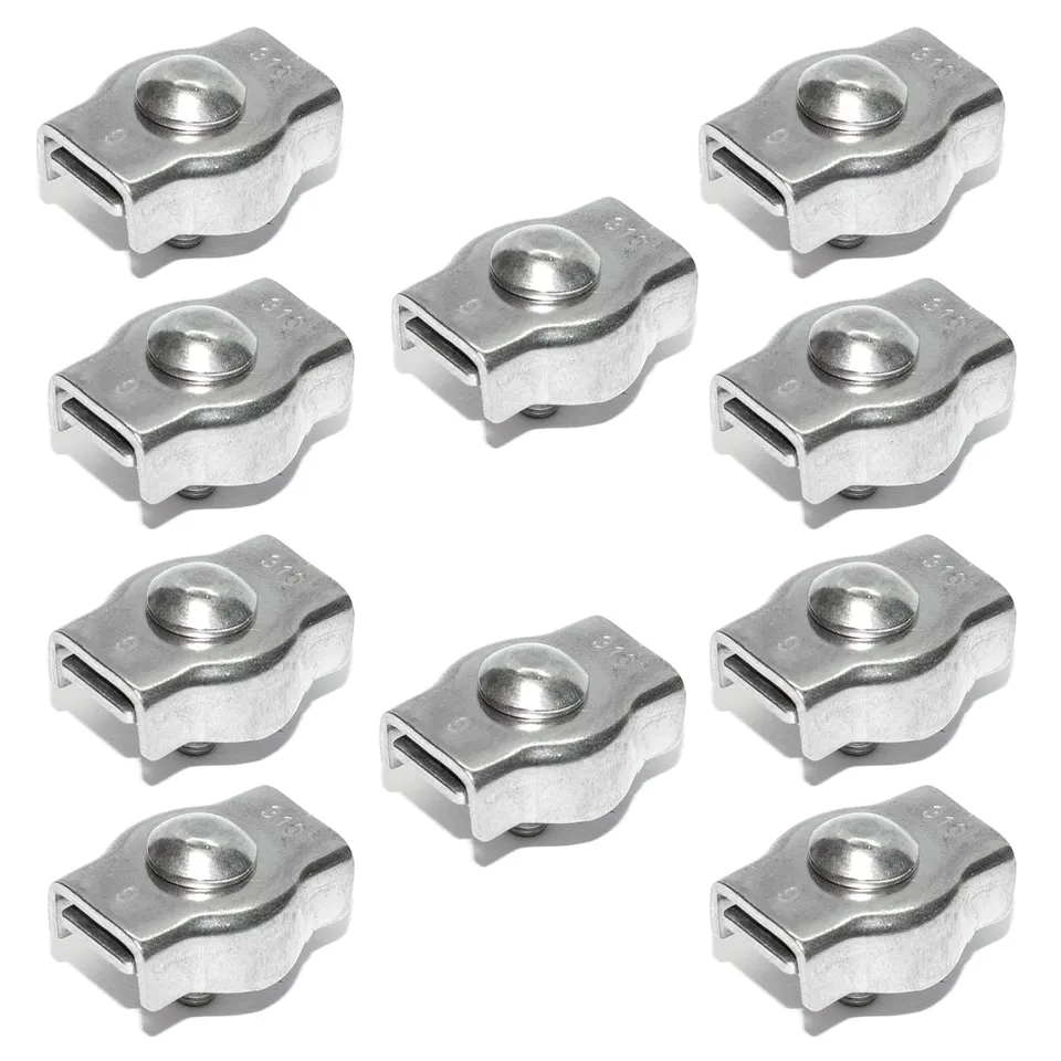 PRIOstahl Geländerbau Simplexklemmen 6mm V4A 10 Stück