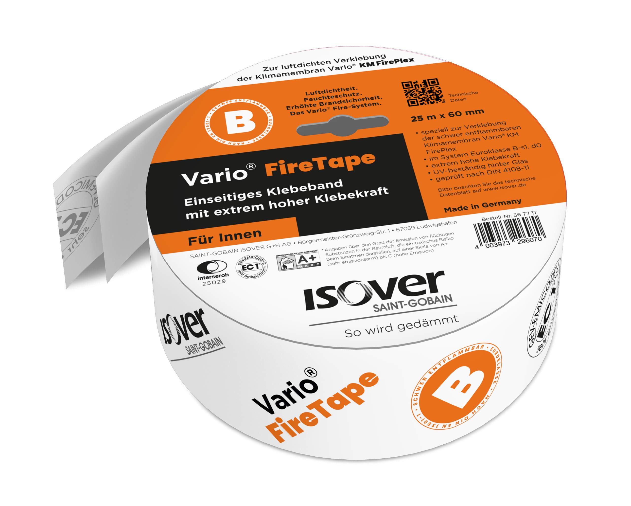 Isover Vario FireTape Klebeband 25 m x 60 mm