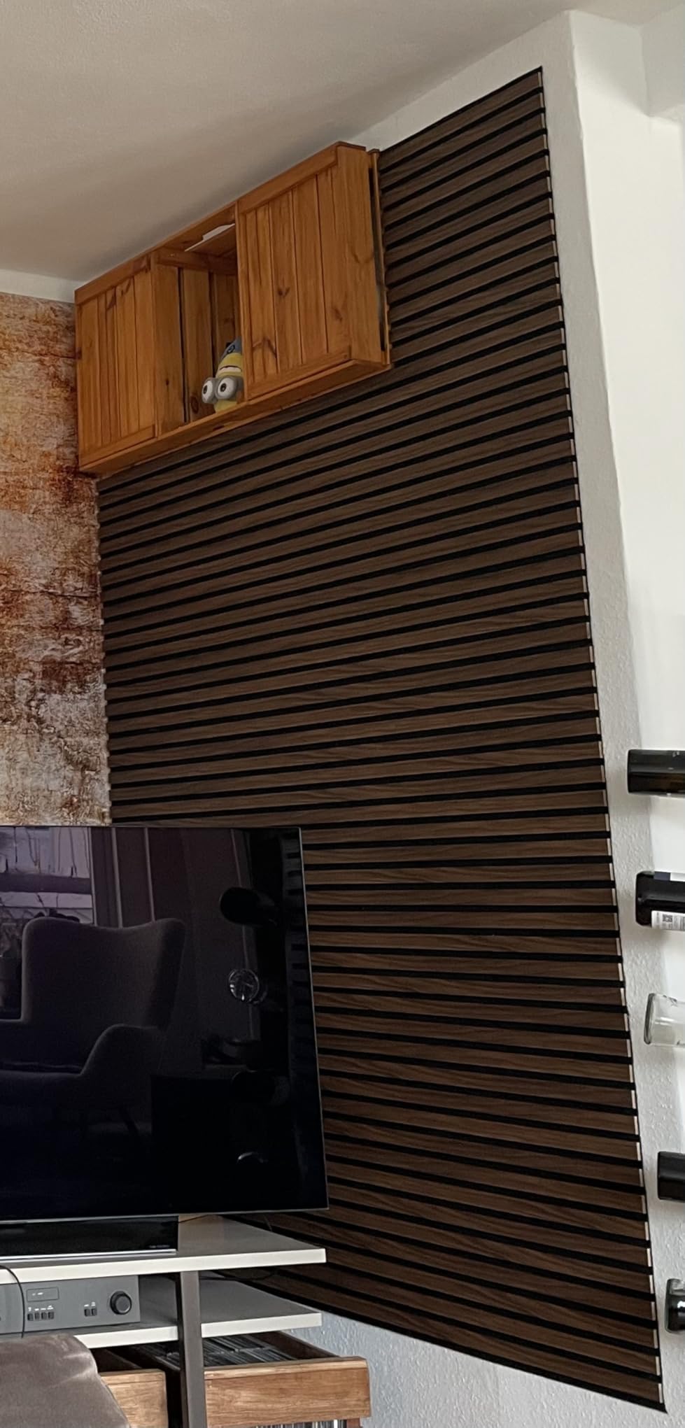 Hexim Akustikpaneele 138,5x60cm Catania Oak 0,83qm MDF Filz