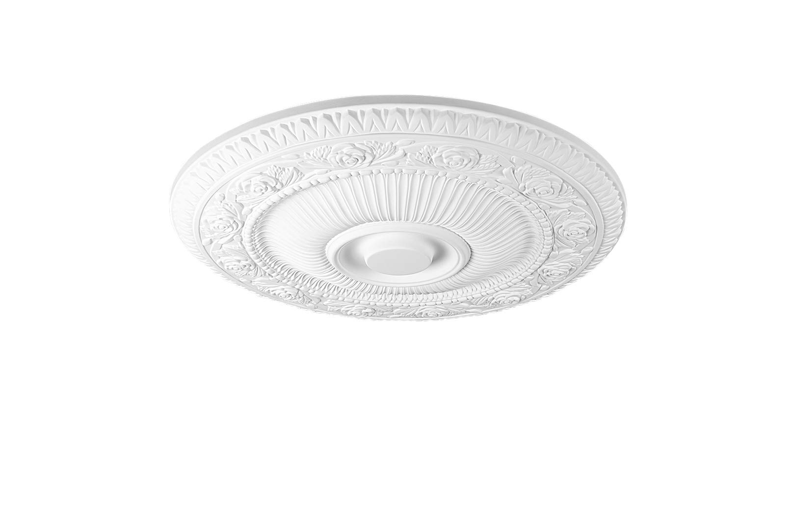 Hexim B3048 Stuckrosette Deckenrosette weiß Ø 615 mm PU
