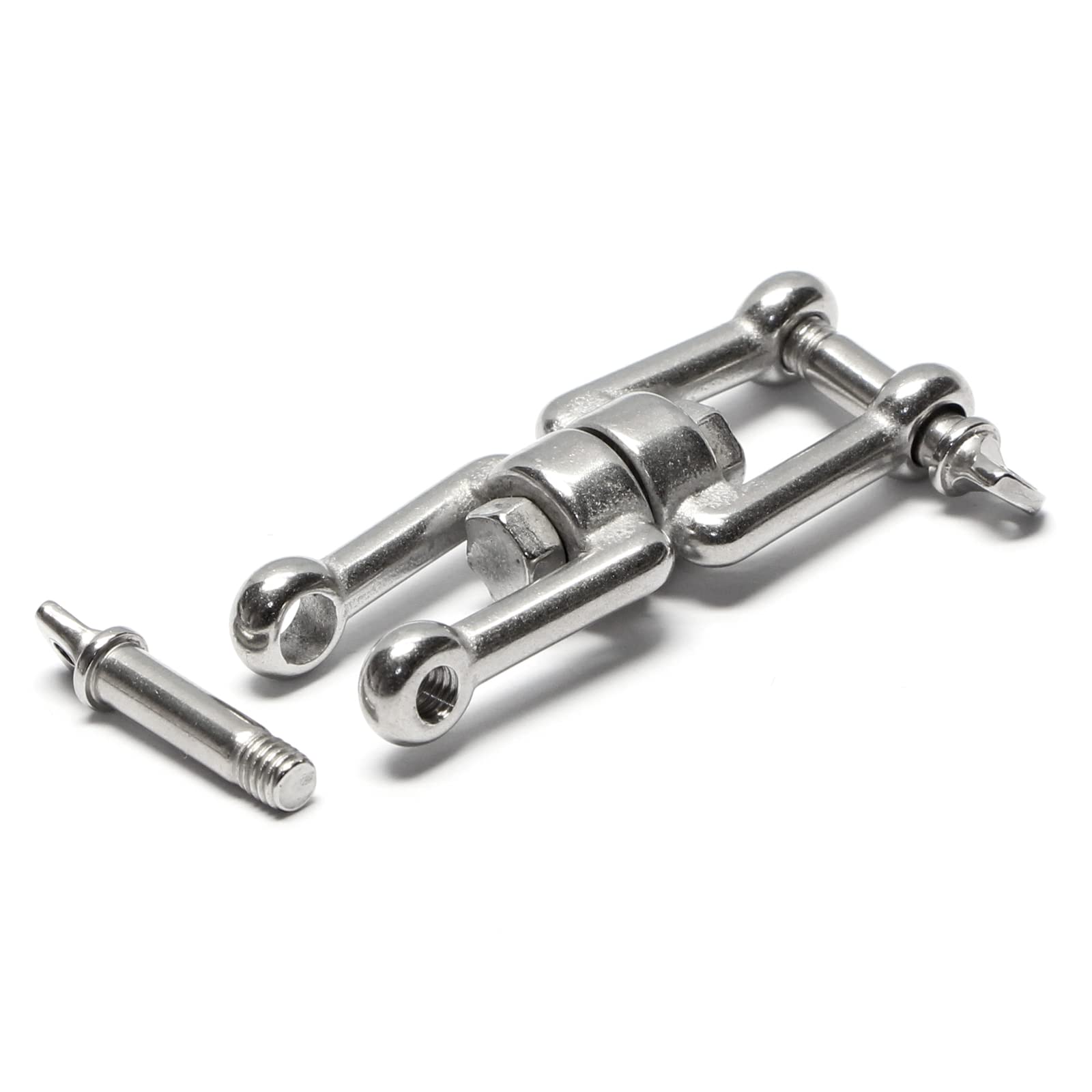 PRIOstahl Ankerwirbel Auge-Auge 5mm Edelstahl V4A