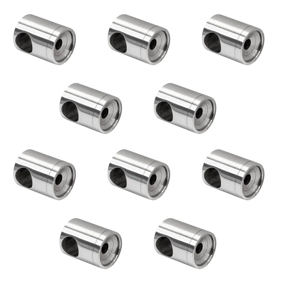 PRIOstahl Querstabhalter Ø12mm Edelstahl V2A 10 Stück Flach