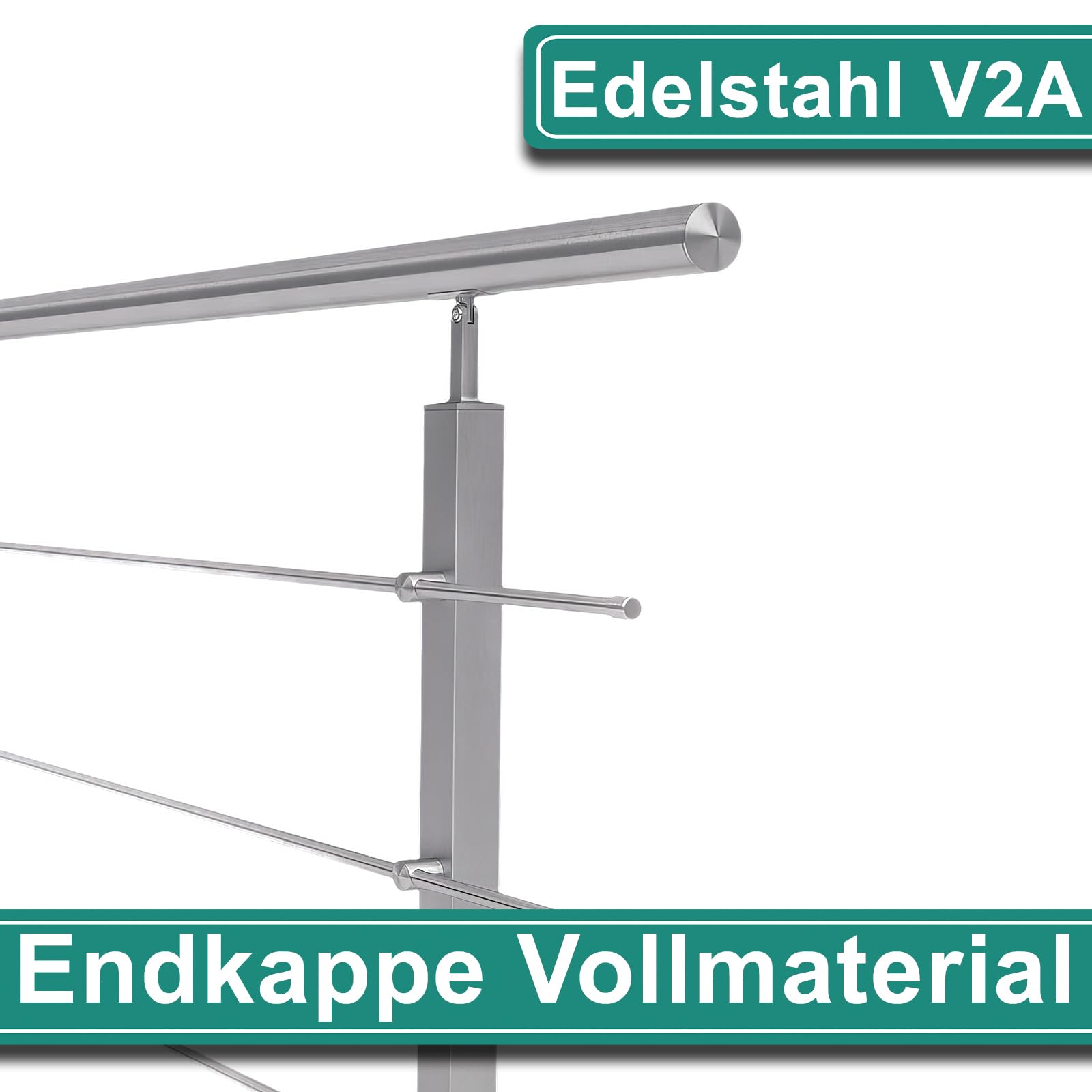 PRIOstahl Geländerbau Rohrstopfen 12x1,5mm V2A 10 Stück
