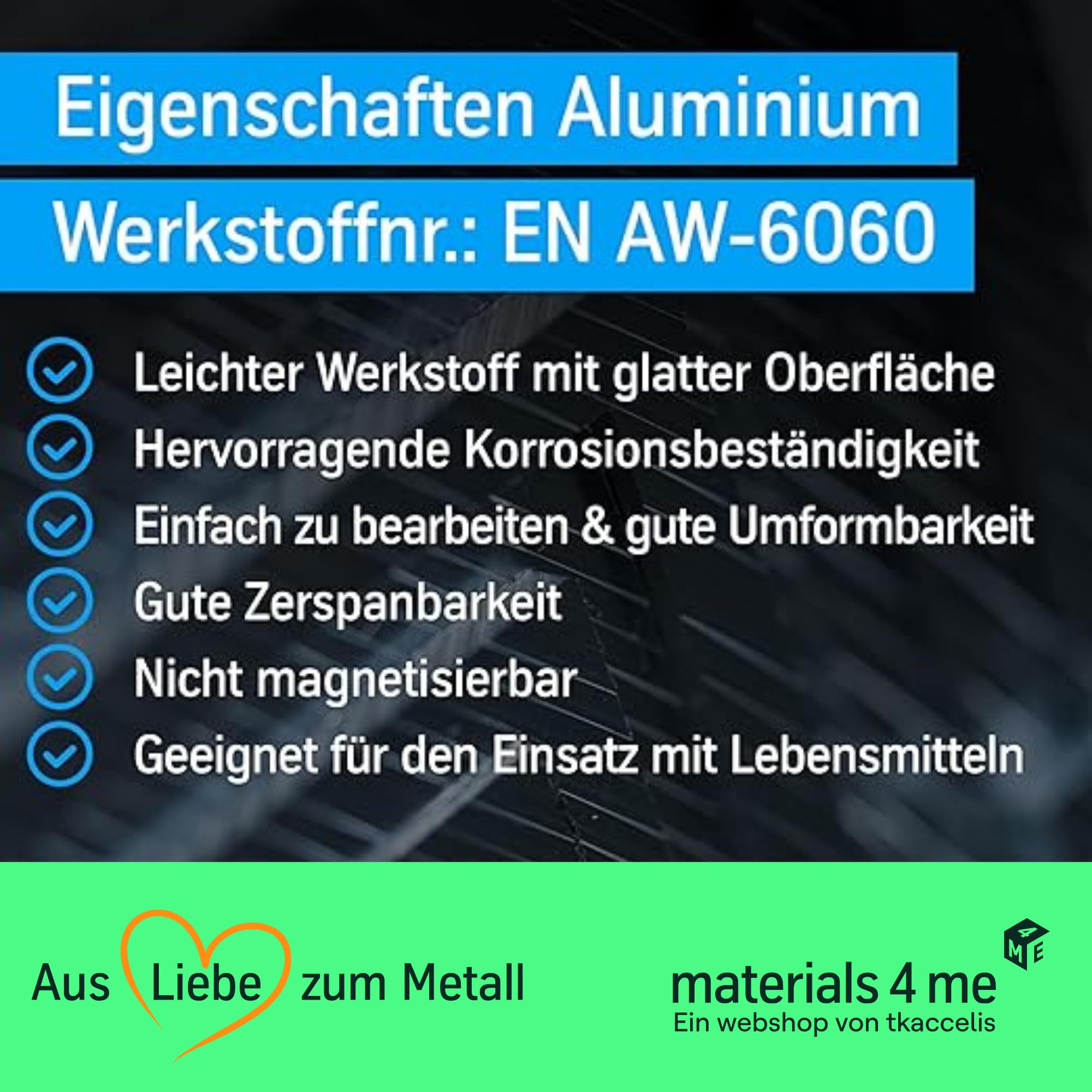 ThyssenKrupp Aluminum T-Profil 20x20x2 mm 2000 mm Alu