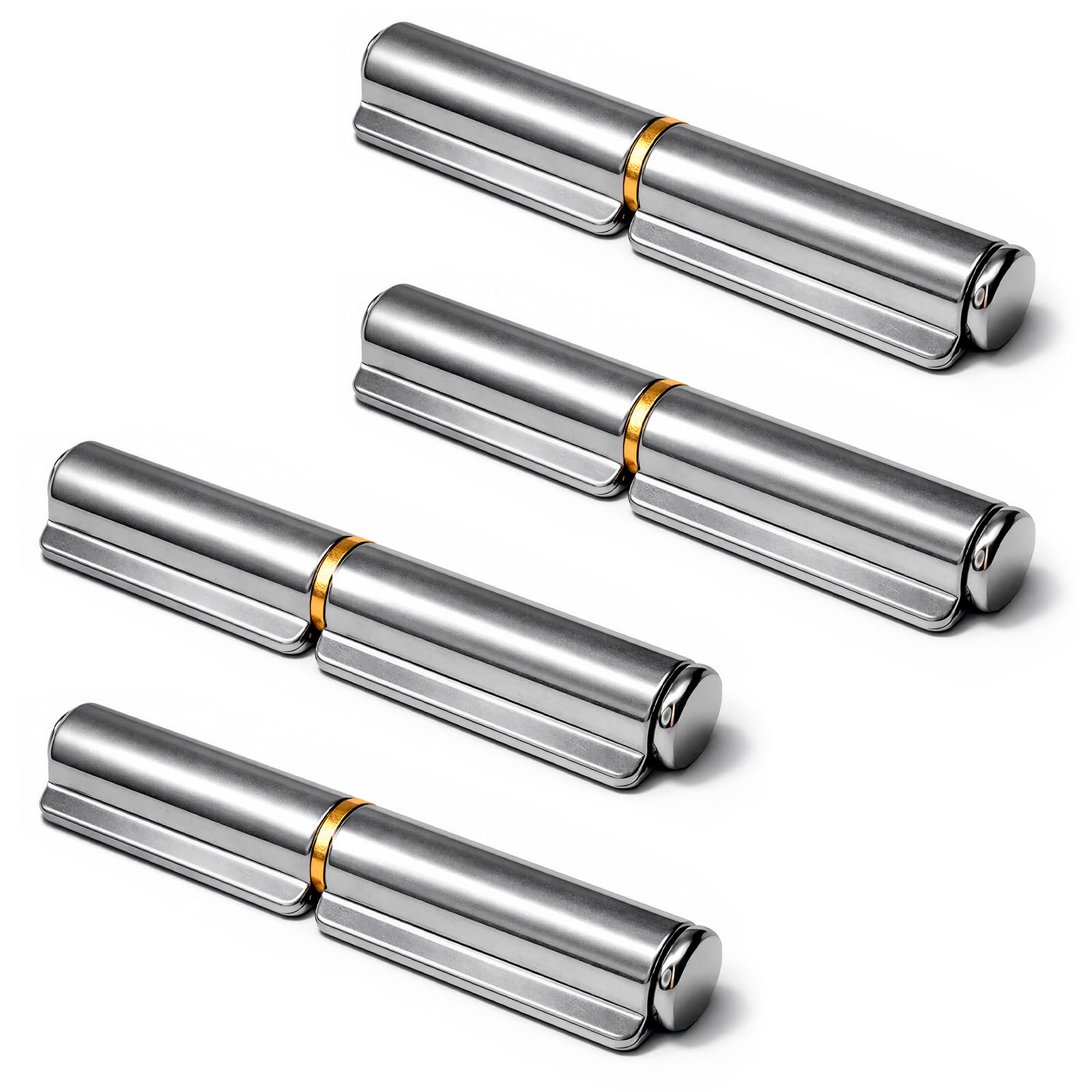 PRIOstahl Anschweißscharnier 6x60mm V2A 4 Stück Schwerlast