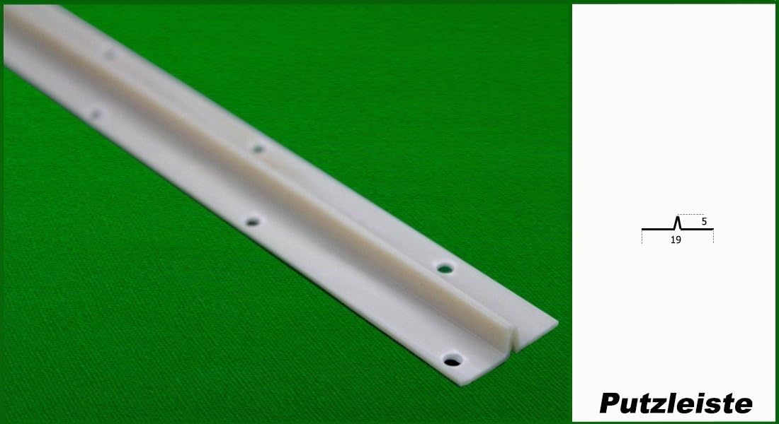 Hexim Bauen Renovieren Putzprofil PVC 10 Meter Abschlussleiste